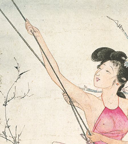 岐山县-胡也佛的仕女画和最知名的金瓶梅秘戏图